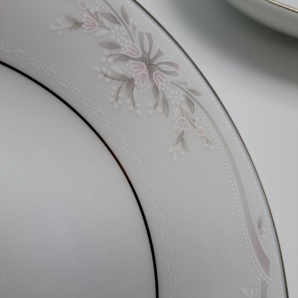 2x Noritake Silk Ribbons Soup Bowls - Picture 2 of 8